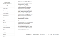 Desktop Screenshot of grandchotowa.pl